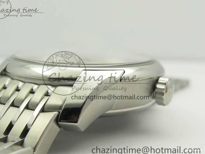 0512 De Ville Hour Vision 41mm SS VSF 1:1 Best Edition White Dial on SS Bracelet A8500 Super Clone Casual 7946